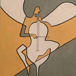 Art by me Abstract Musician Art